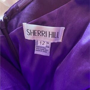 Sherri Hill Gown in Deep Violet